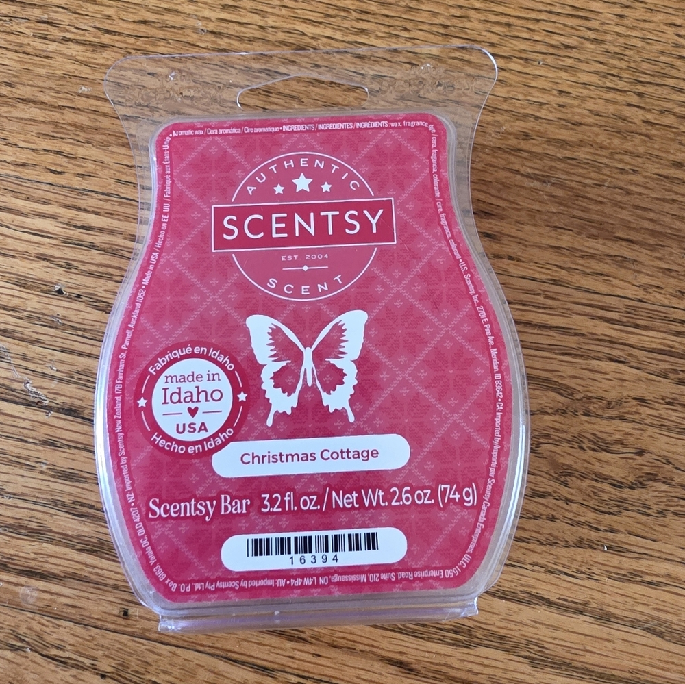 Scentsy Christmas Cottage Wax Melt Bar - Pink